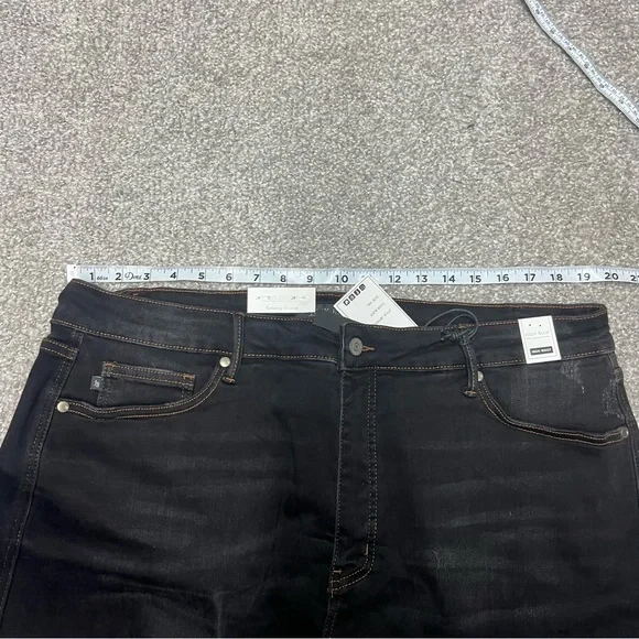 Judy Blue Shorts 4XL Black High Waist Tummy Control Denim Cut Off JB150236 NEW - Picture 5 of 8